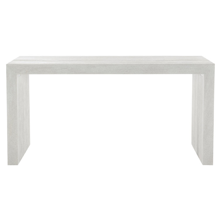 Summerton Transitional 60'' Off-White Rectangular Console Table