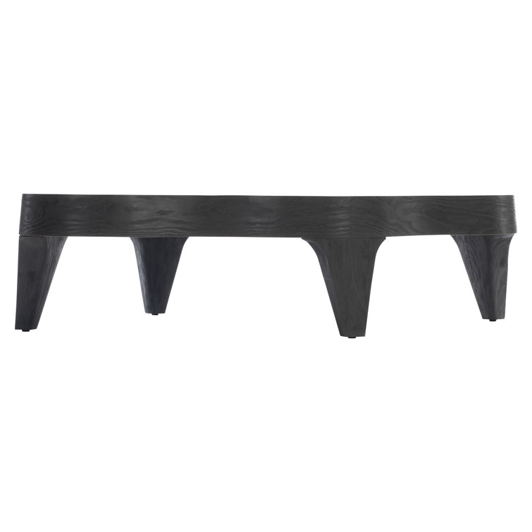Black Pine Rectangular Cocktail Table with Storage