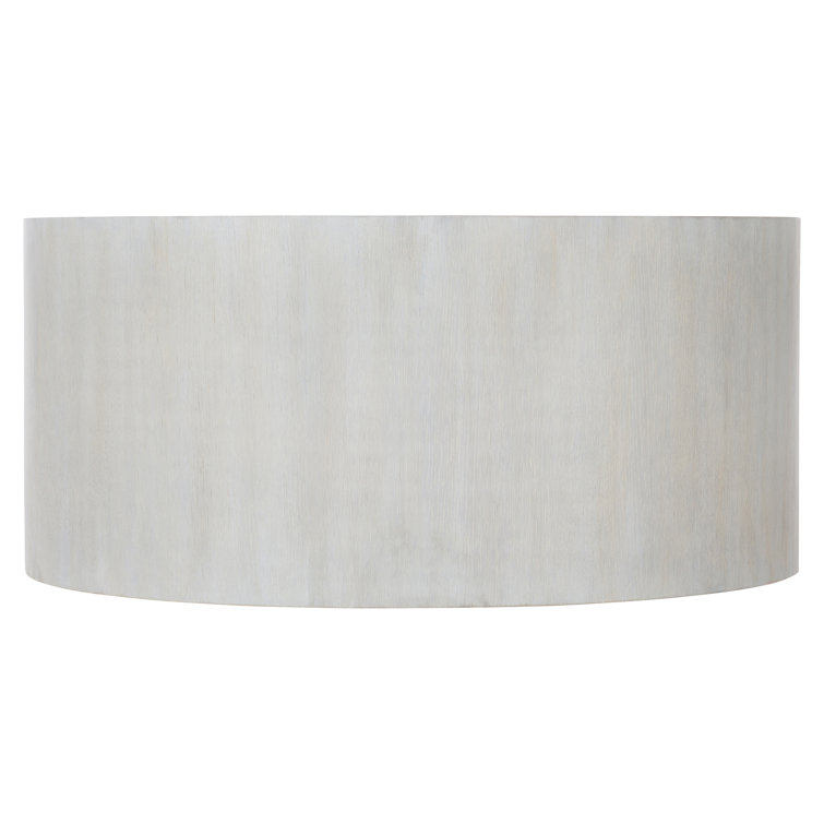 Thorne Transitional Round Off-White Wood Coffee Table with Storage