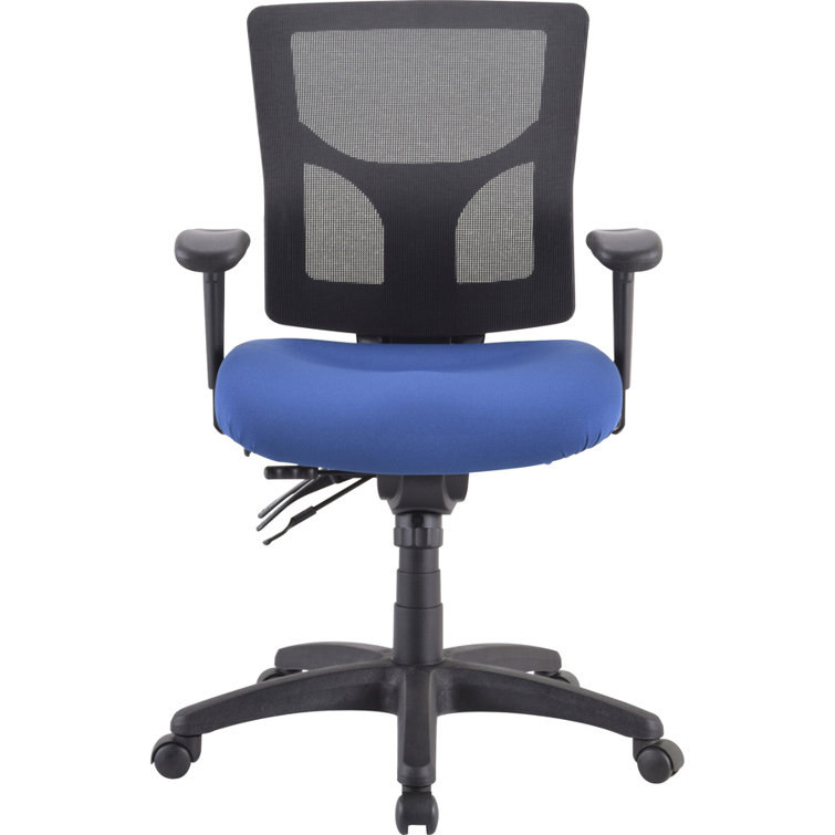 Navy Padded Fabric Seat Cushion for Executive Chair