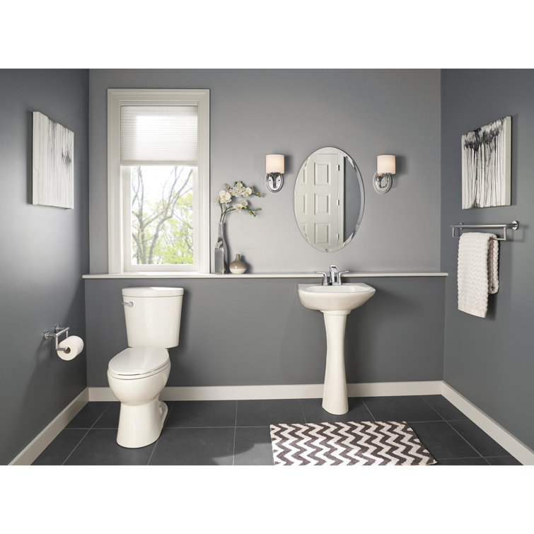Polished Chrome 24" Wall Mounted Grab Bar Set