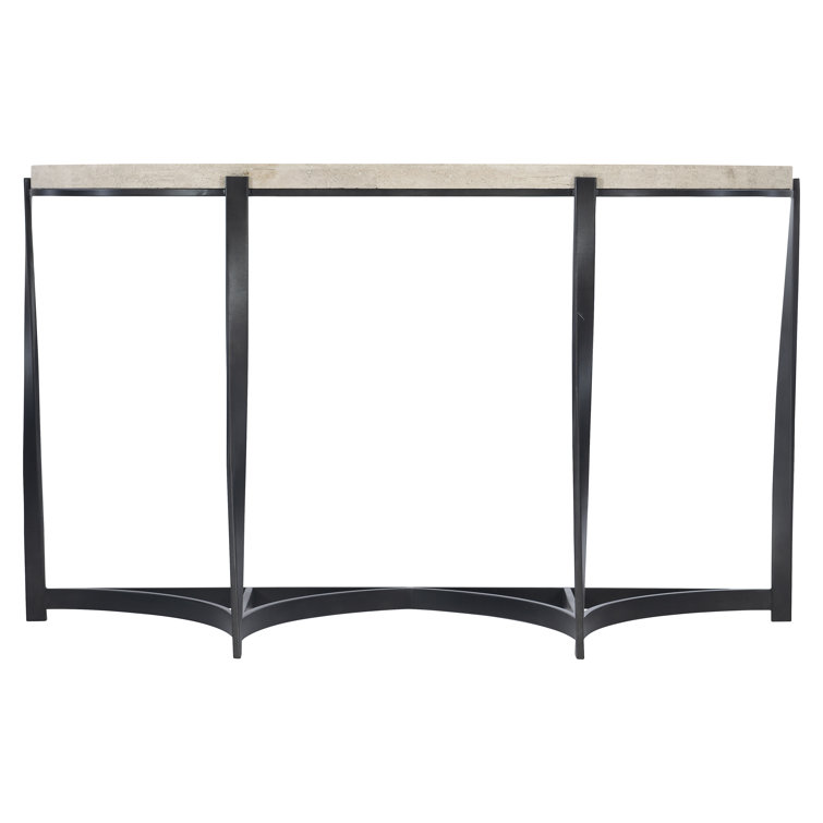 Berkshire 54'' Beige Stone Top Console Table