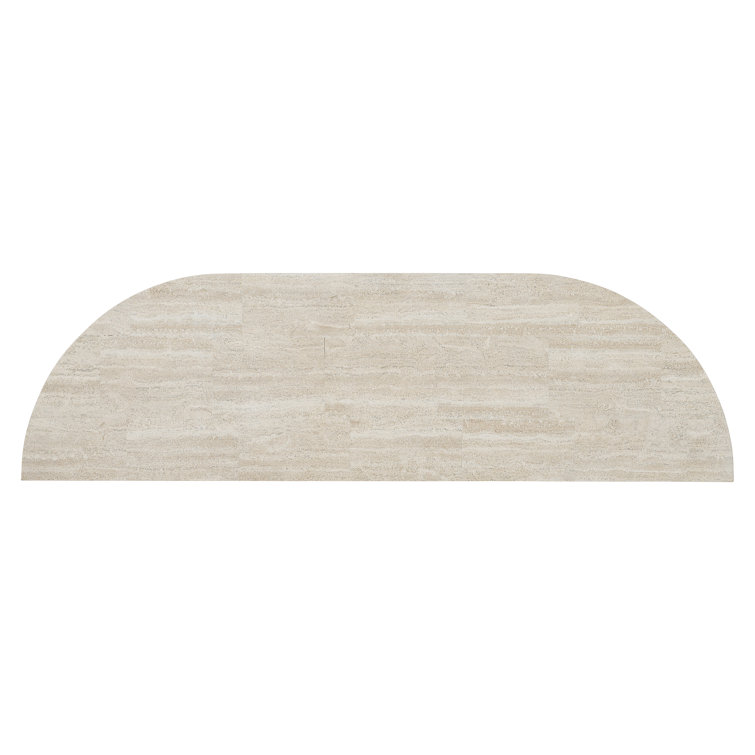 Berkshire 54'' Beige Stone Top Console Table