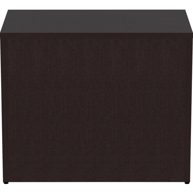 Essentials Espresso Laminate 2-Door Office Storage Cabinet