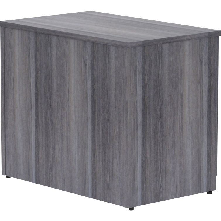 Essentials 36'' Espresso Melamine 2-Door Office Credenza with Adjustable Shelving