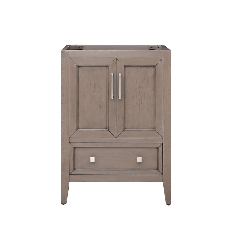 Everette 24'' Gray Oak Single Bathroom Vanity Base