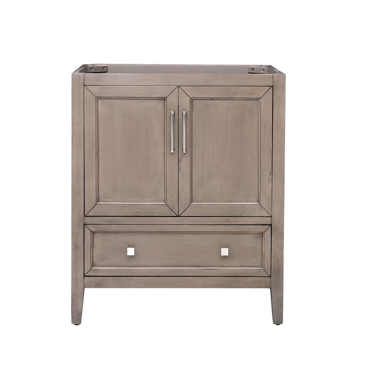 Everette 30'' Gray Oak Single Bathroom Vanity Base