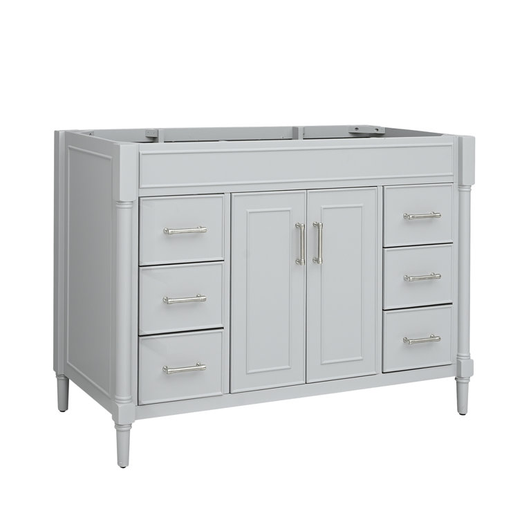 Bristol 48" Light Gray Freestanding Bathroom Vanity Base