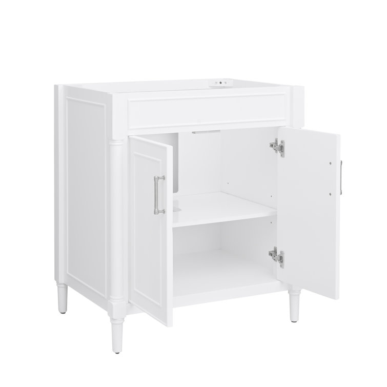 Addison 30'' White Freestanding Single Bathroom Vanity Base