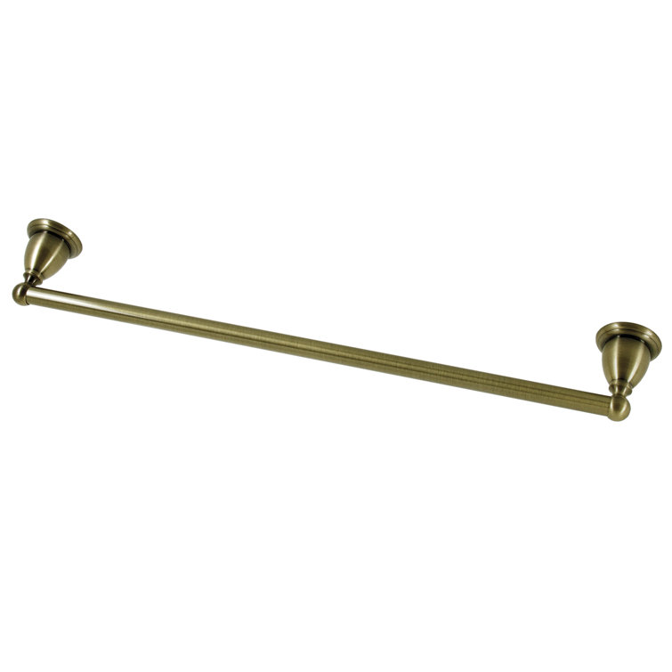 Vintage Brass 24-Inch Wall Mounted Towel Bar