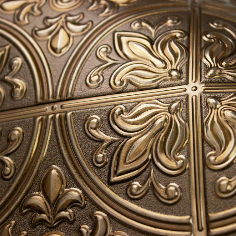 Copper Tin 11.25'' Peel and Stick Backsplash Tile