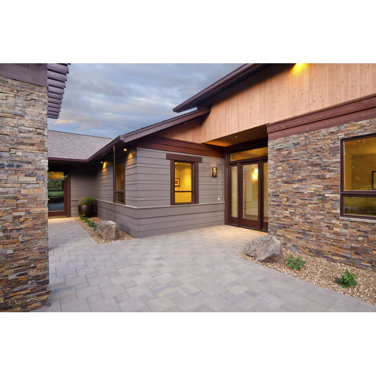 California Gold 6" x 24" Natural Slate Stacked Stone Wall Tile