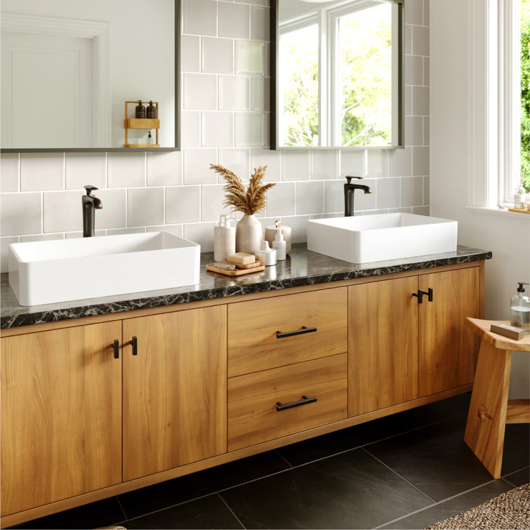 Woodburn Oil Rubbed Bronze Vessel Bathroom Faucet with Pop-Up Drain