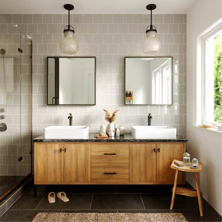 Woodburn Oil Rubbed Bronze Vessel Bathroom Faucet with Pop-Up Drain