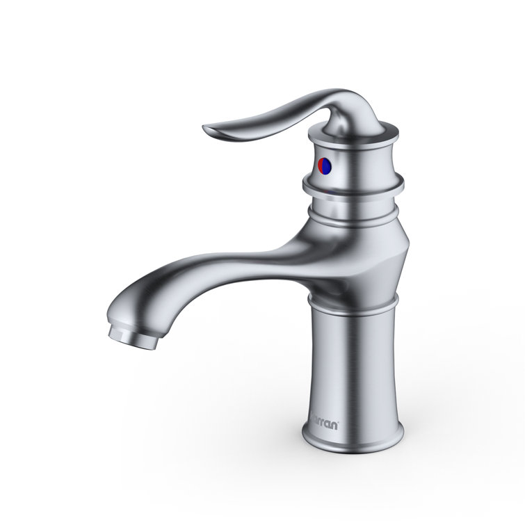 Dartford Stainless Steel Single Handle Bathroom Faucet with Pop-Up Drain