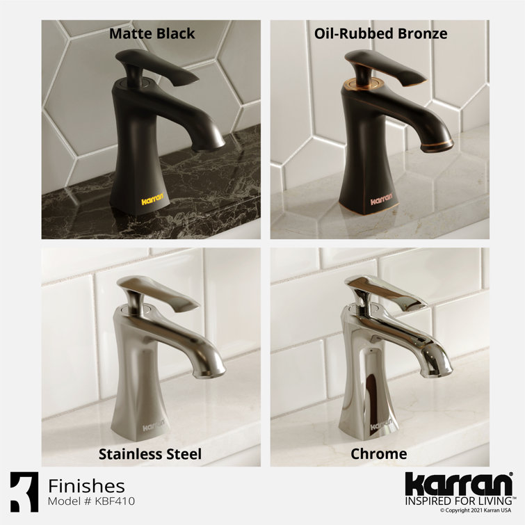 Woodburn Elegantly Classic Oil Rubbed Bronze Single Handle Bathroom Faucet