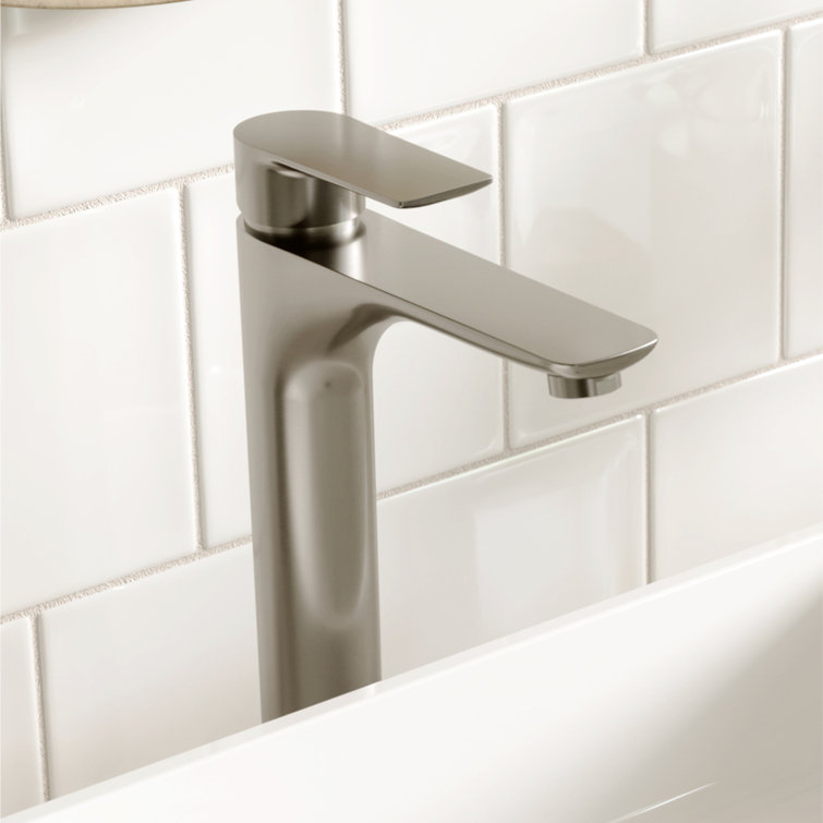 Kayes Stainless Steel Single Handle Vessel Bathroom Faucet