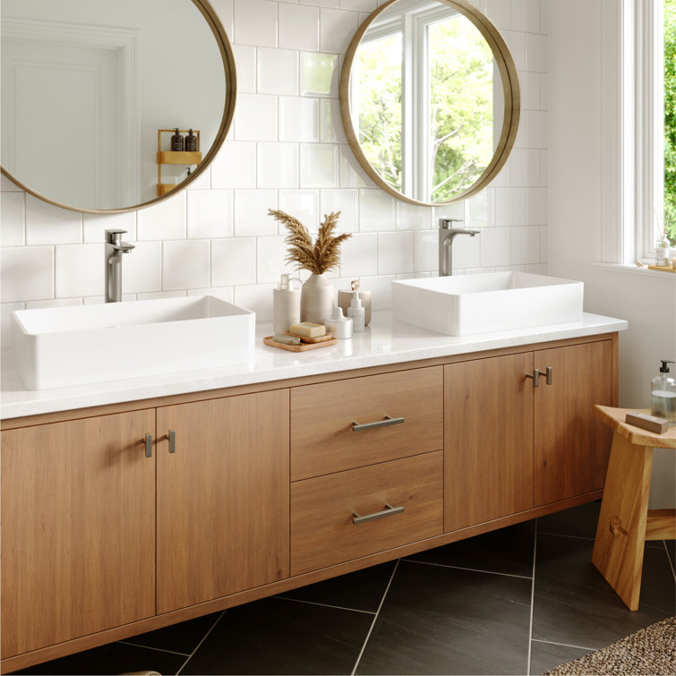 Kayes Stainless Steel Single Handle Vessel Bathroom Faucet