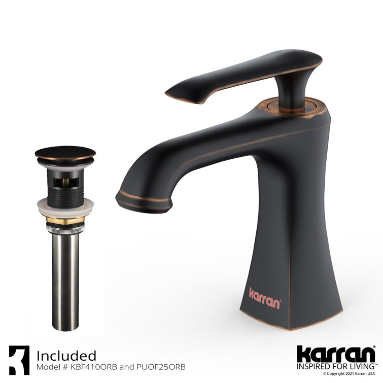 Woodburn Elegantly Classic Oil Rubbed Bronze Single Handle Bathroom Faucet