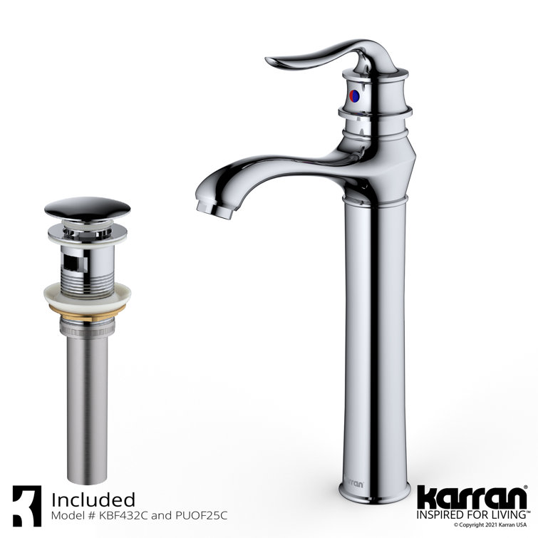 Dartford Chrome Single Handle Vessel Bathroom Faucet