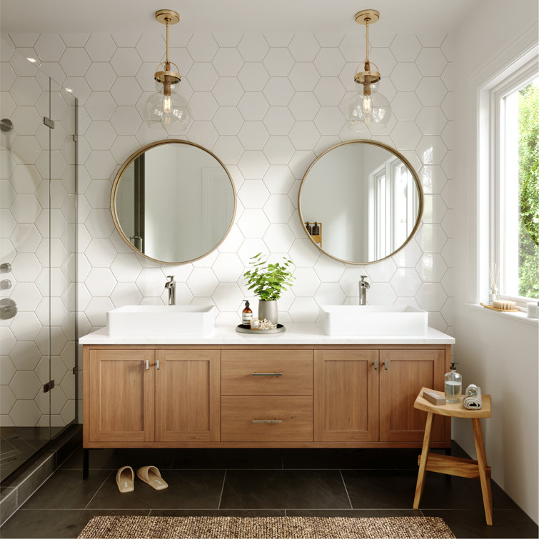 Chrome Single Handle Vessel Bathroom Faucet with Pop-Up Drain