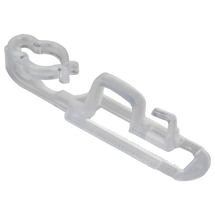 26ct Clear Plastic Universal Gutter and Shingle Light Clips