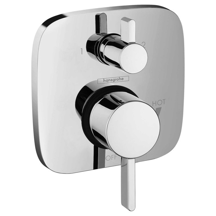 Hansgrohe Chrome Modern Wall-Mounted Shower Trim