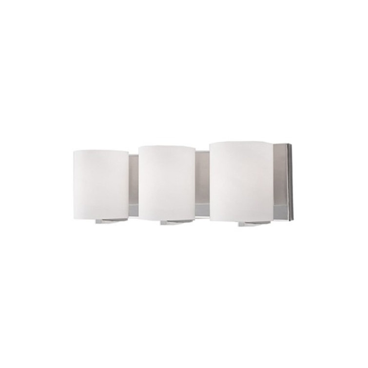Bridgewater 18.25" Chrome Dimmable 3-Light Vanity Bar