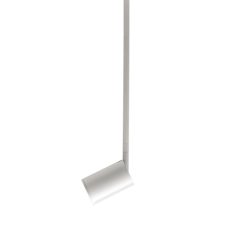 White Adjustable Cylindrical Flush Mount Spotlight