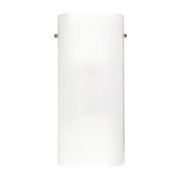 Hudson Dimmable Nickel Cylinder Sconce 13" Height