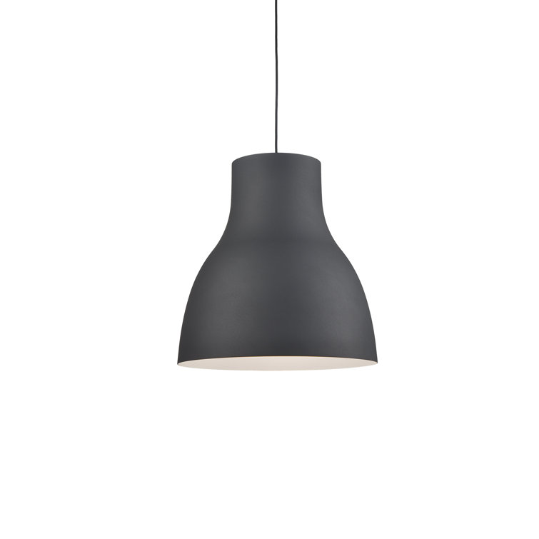 Cradle Black Aluminum 25" Tapered Pendant Light