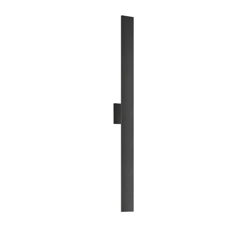 Elegant Vesta Black Aluminum Dimmable LED Wall Sconce