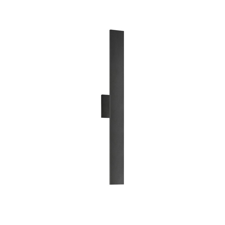 Vesta Black Aluminum 28" LED Wall Sconce