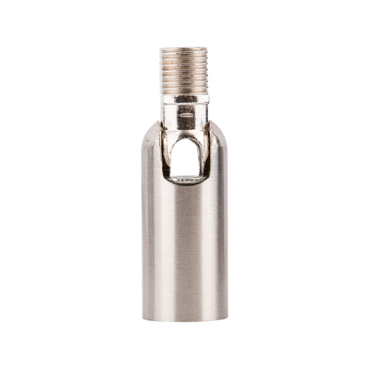 Brushed Nickel Ceiling Light Adapter for Sloped Ceilings