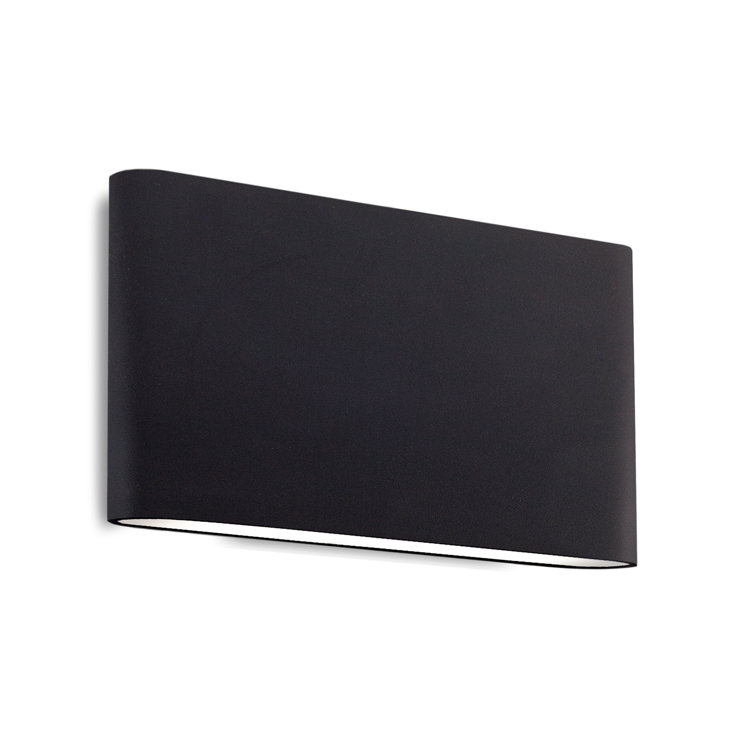 Talis Minimalist Black Aluminum LED Wall Sconce