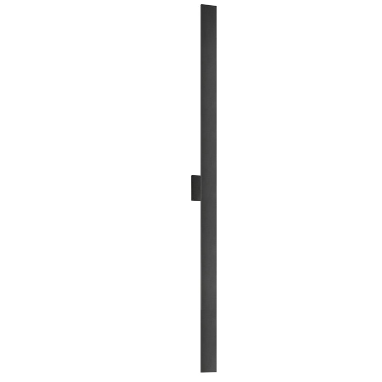 Vesta Sleek Black 72" Dimmable LED Outdoor Wall Sconce