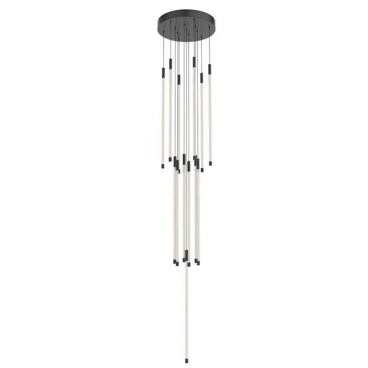 Stella 26.75" Black Alabaster LED Table Lamp for Indoor/Outdoor