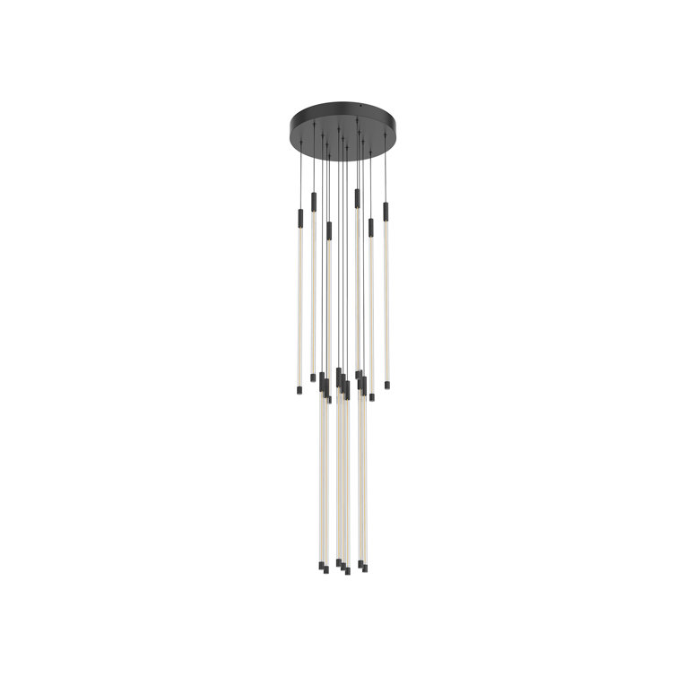 Stella 26.75" Black Alabaster LED Table Lamp for Indoor/Outdoor