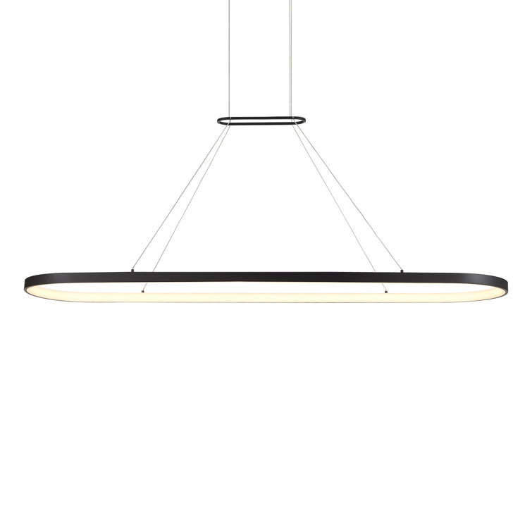 Eerie 59" Black Aluminum LED Pendant Light
