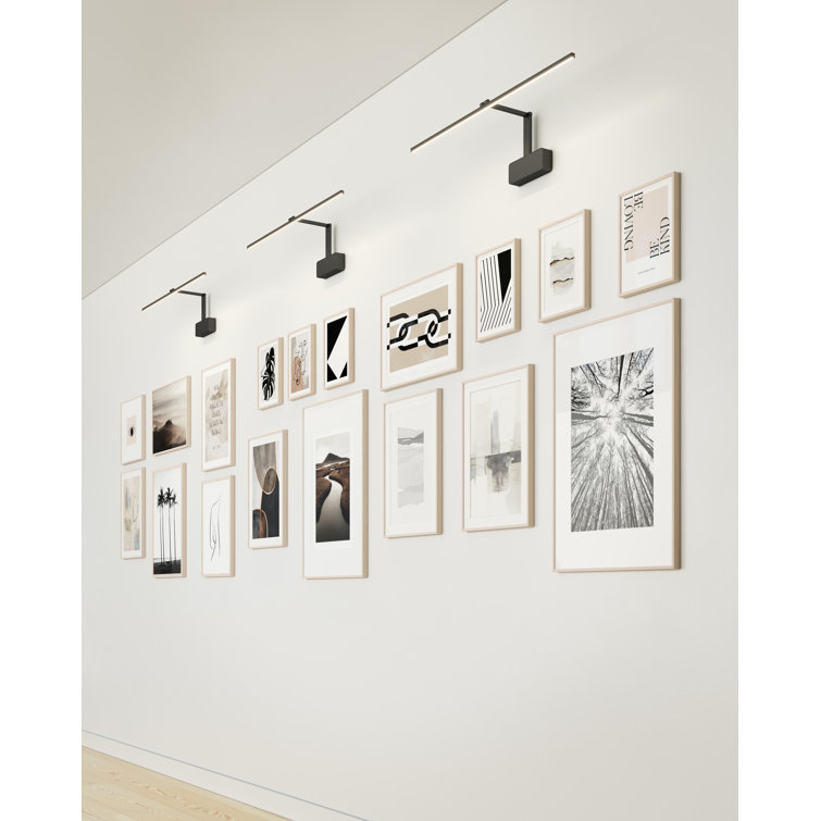 Vega Minor 34'' Black LED Wall Mounted Dimmable Picture Light