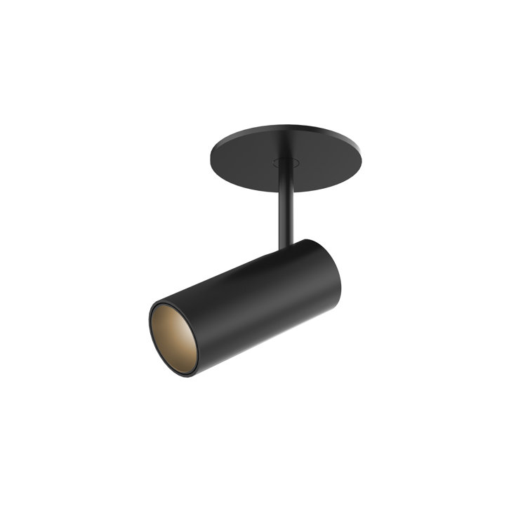 Downey Minimalist Black LED Adjustable Spotlight