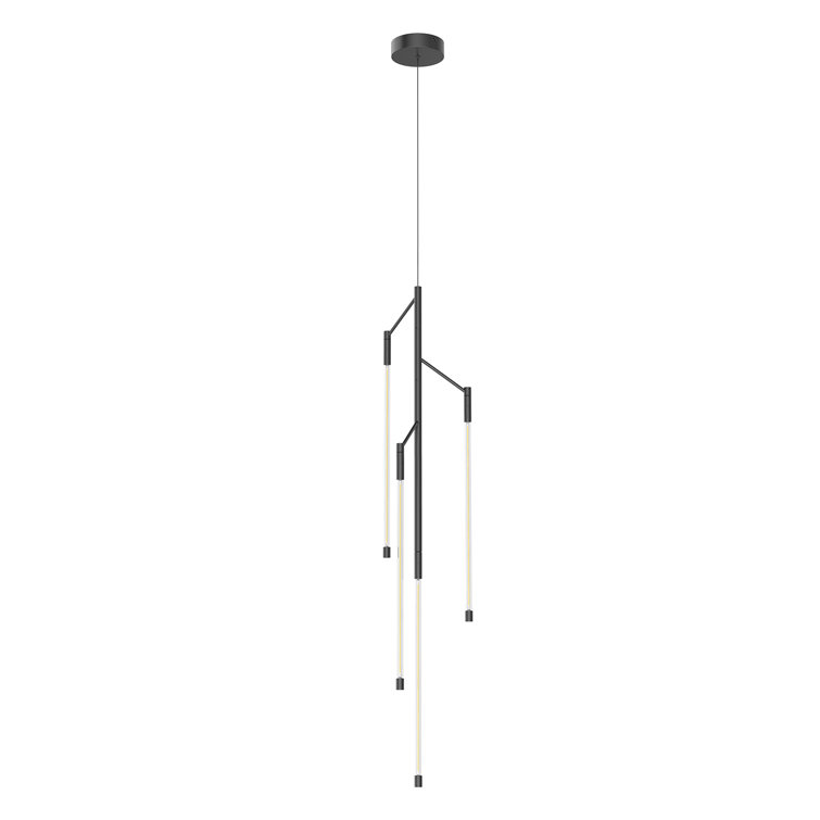 Motif Black Glass LED Pendant Light