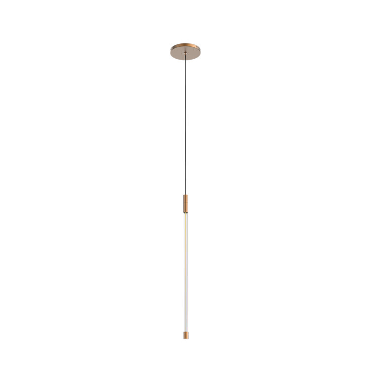 Motif Chrome 20.63" LED Single Pendant Light