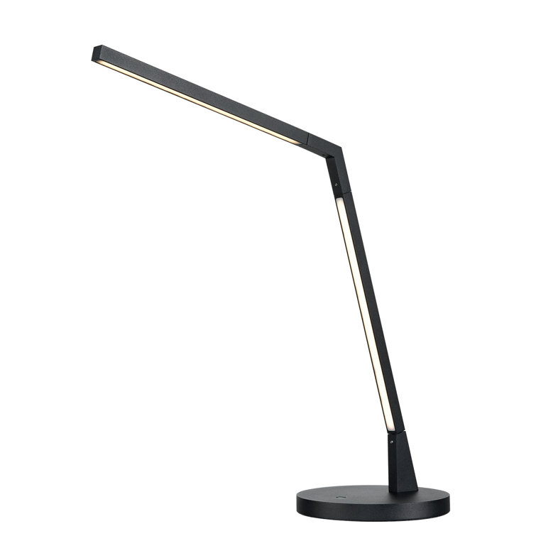 Adjustable Black Aluminum LED Desk Lamp
