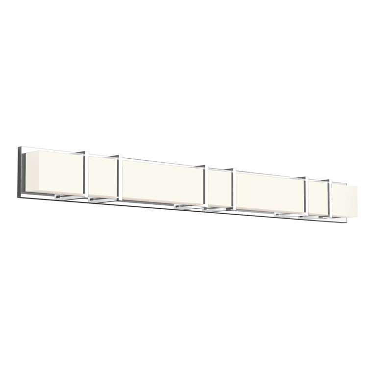 Kuzco Alberni 50" Chrome Dimmable LED Bathroom Vanity Light