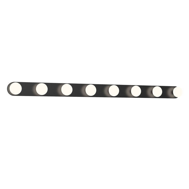 Rezz 36" Black LED Dimmable Vanity Bath Bar