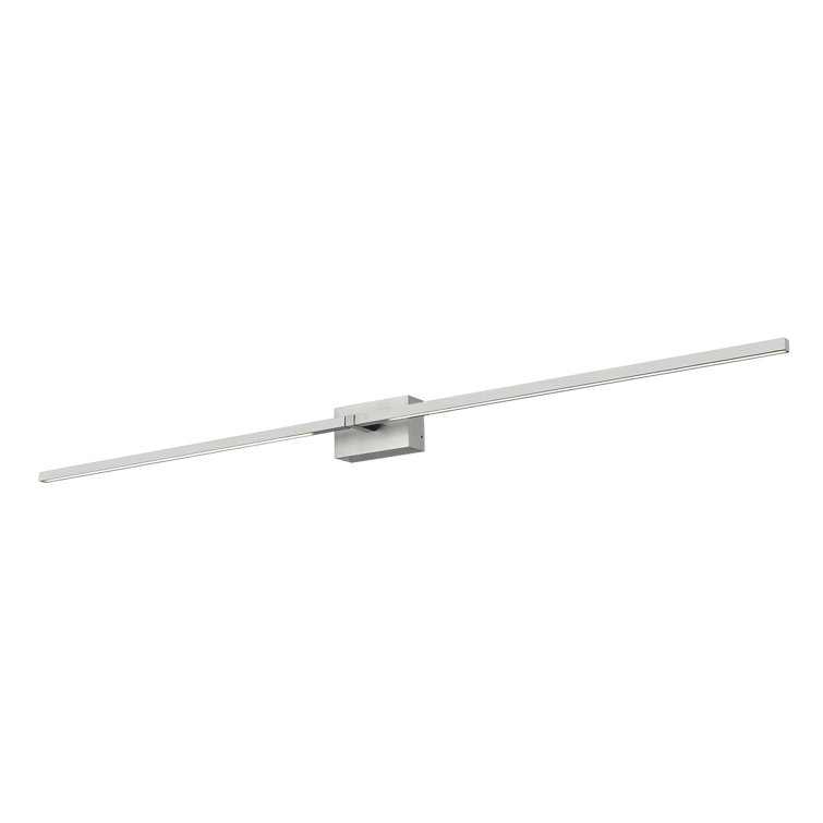 Pandora Brushed Nickel 50" LED Wall Sconce with Dimmable Light