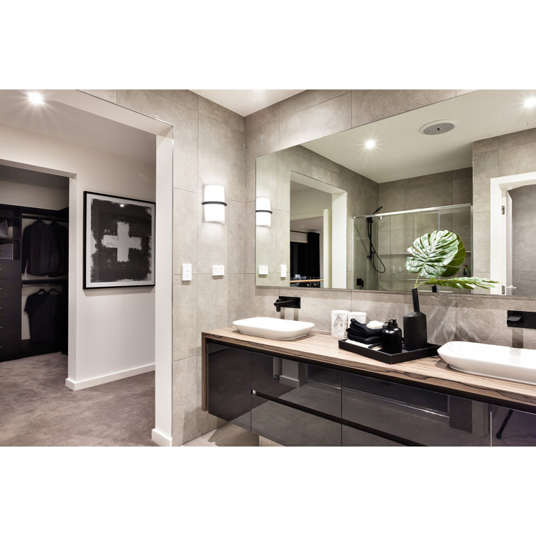 Chrome Cylinder Dimmable Direct Wired Electric Sconce
