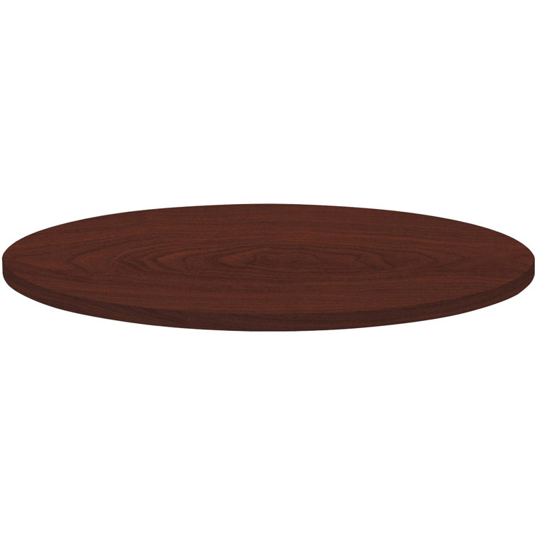 Mahogany Round High-Pressure Laminate Tabletop, 42" Diameter
