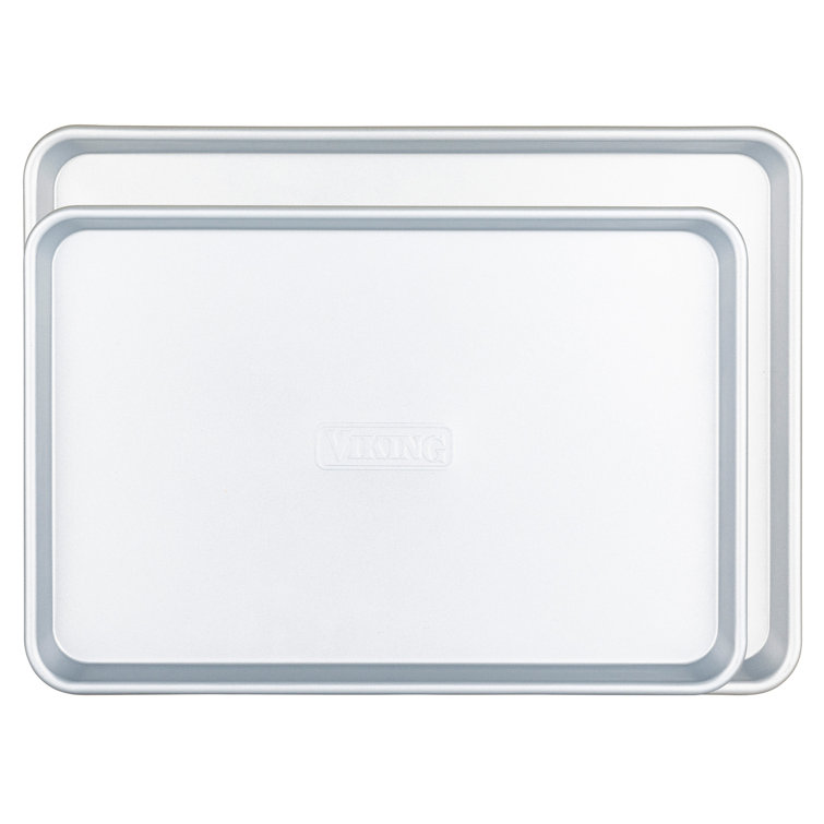 Viking Large Gray Nonstick Stainless Steel Cookie Sheet Set